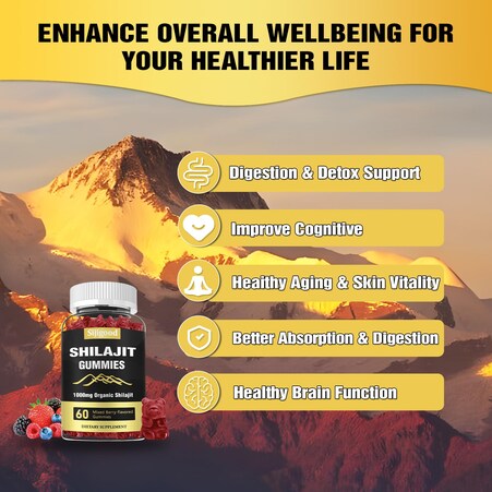 SHILAJIT - 60 Gomitas