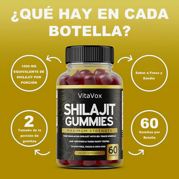 SHILAJIT - 60 Gomitas