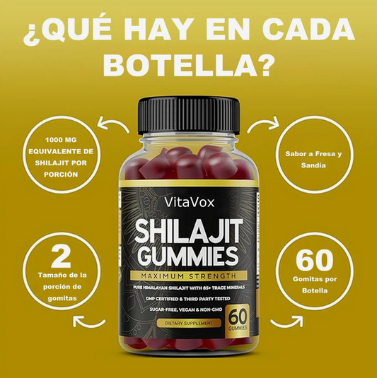 SHILAJIT - 60 Gomitas
