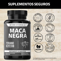 Maca Negra - 100% Orgánica: Energía, Concentración y Bienestar Natural